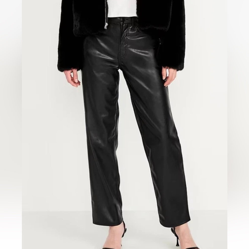 OG Loose faux leather pants